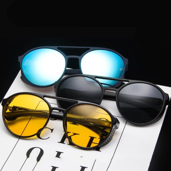 Men's Round Shaped Sunglasses - Image 2